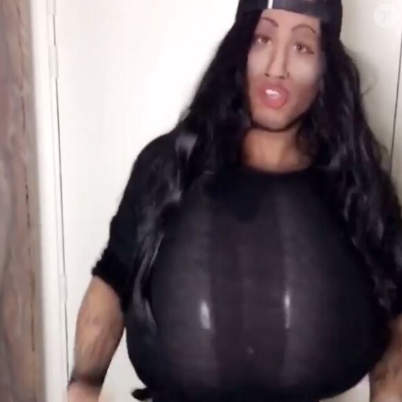 Vivian des "Anges 8" grimé en Sarah Fraisou