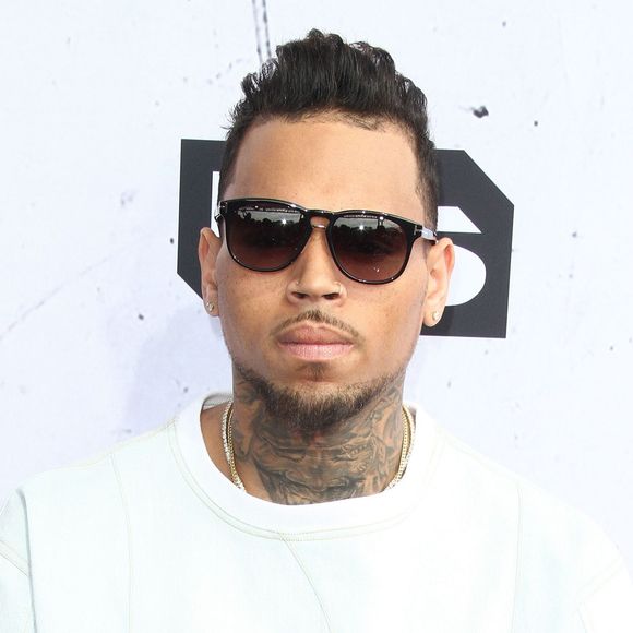 Chris Brown - Photocall de la soirée des iHeartRadio Music Awards à Inglewood, le 3 avril 2016.