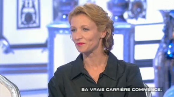 Alexandra Lamy face à Thierry Ardisson le 28 mai 2016 dans Salut les terriens (Canal+)