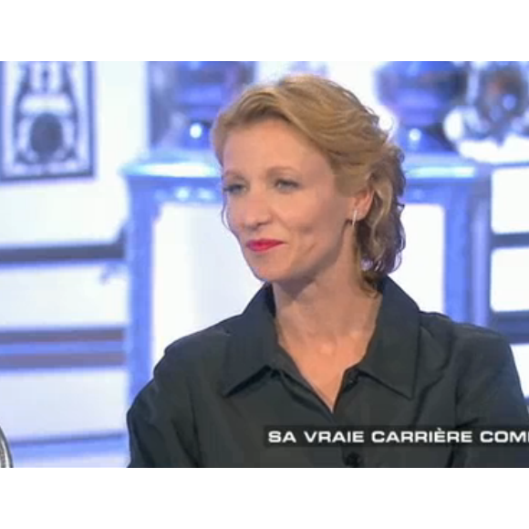 Alexandra Lamy face à Thierry Ardisson le 28 mai 2016 dans Salut les terriens (Canal+)