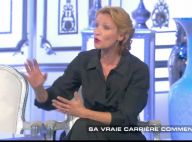 Alexandra Lamy souriante face aux questions insistantes sur... Jean Dujardin