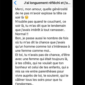 La lettre de rupture de Loana à Fred Cauvin