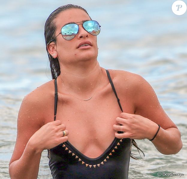 L'actrice Lea Michele à Maui à Hawaï, le 30 mai 2016