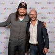 Moundir et Nicolas-Bonaventure Ciattoni, dit Cartman - Photocall de la soirée des 15 ans d'Ebay à l'Hôtel Salomon de Rothschild le 17 septembre 2015.