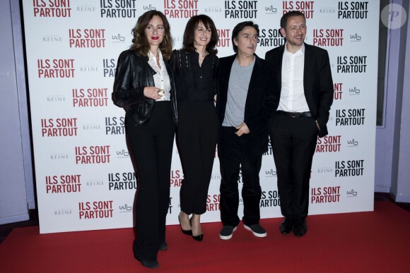Emilie Frèche, Valérie Bonneton, Yvan Attal et Dany Boon - Avant-première du film "Ils sont partout" au cinéma Gaumont Opéra à Paris le 31 mai 2016. © Olivier Borde/Bestimage