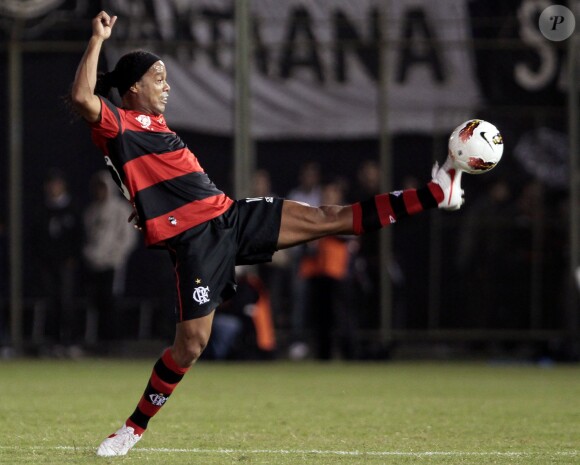 Ronaldinho lors du match Flamengo vs. Olimpia. Mars 2012.