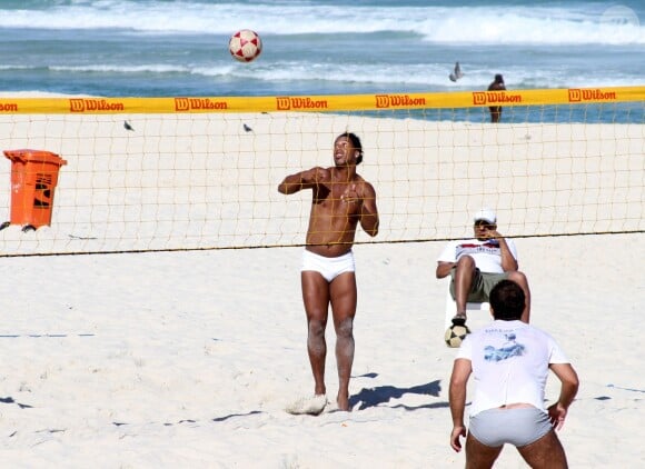 Exclusif - Ronaldinho à Rio de Janeiro, juillet 2010.