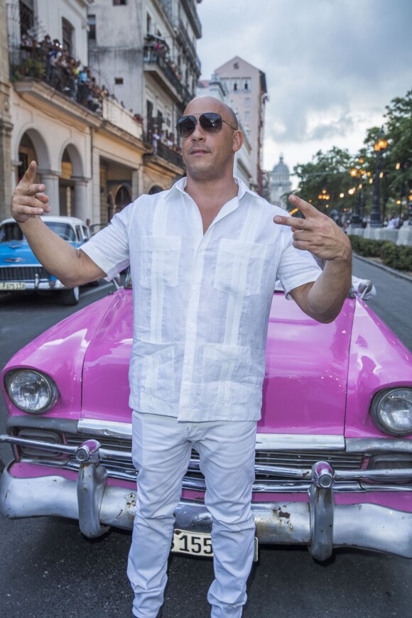 Vin Diesel à La Havane à Cuba, le 3 mai 2016. © Olivier Borde/Bestimage