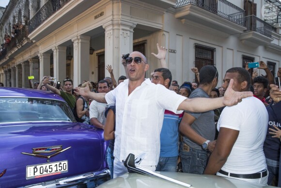 Vin Diesel à La Havane à Cuba, le 3 mai 2016. © Olivier Borde/Bestimage