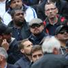 Leonardo DiCaprio dans les tribunes des internationaux de France de Roland-Garros à Paris le 3 juin 2016. © Cyril Moreau / Bestimage