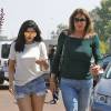 Kylie Jenner et son père Caitlyn Jenner à la sortie du Counrty Martin à Malibu, le 3 juin 2016.