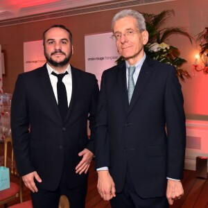 François Xavier Demaison et le préfet des Alpes Maritimes, Adolphe Colrat, participent au gala annuel de la Croix-Rouge française dans le cadre du prestigieux hôtel Eden Roc au Cap d'Antibes, le 3 juin 2016. © Bruno Bébert / Bestimage