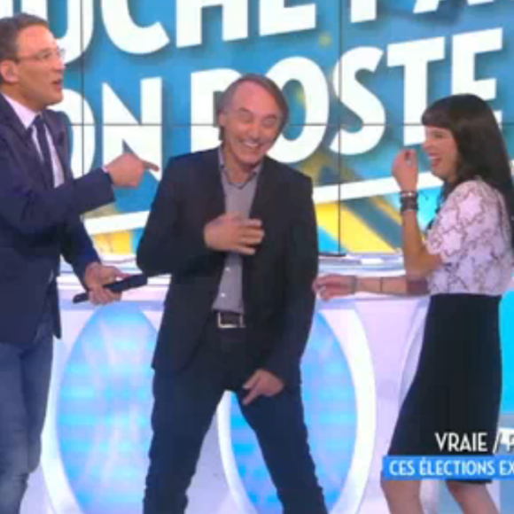 Julien Courbet et Erika Moulet dans TPMP le 3 juin 2016 sur D8.