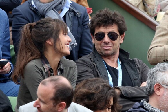 Photo Patrick Bruel Et Sa Compagne Caroline Nielsen Dans Les Tribunes 