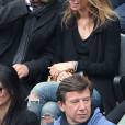 Laura Smet et son compagnon Raphaël dans les tribunes de la finale homme des internationaux de France de Roland Garros à Paris le 5 juin 2016. © Moreau-Jacovides / Bestimage