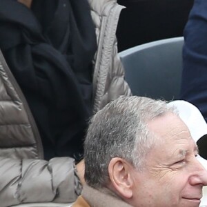 Jean Todt et sa compagne Michelle Yeoh dans les tribunes de la finale homme des internationaux de France de Roland Garros à Paris le 5 juin 2016. © Moreau-Jacovides / Bestimage