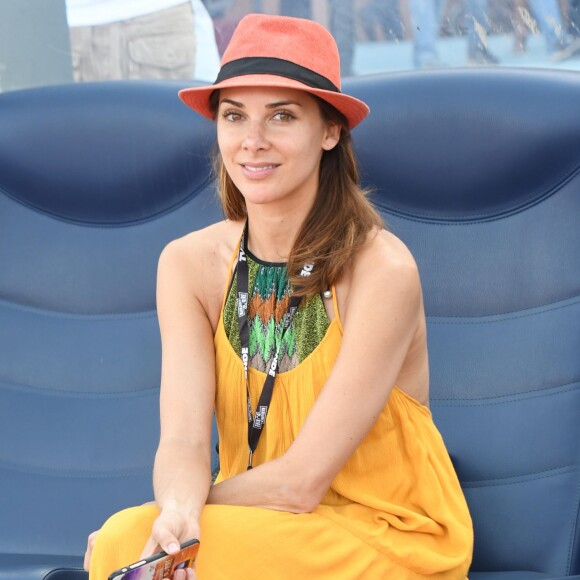 Melissa Theuriau, la femme de Jamel Debbouze, au "Charity Football Game 2016" au festival Marrakech du Rire. Le match de foot réunis des célébrités au Grand Stade de Marrakech et les bénéfices sont reversés aux associations marocaines d'aide à l'enfance. Marrakech, le 5 juin 2016. © Bellack Rachid/Bestimage
