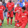 Jamel Debbouze au "Charity Football Game 2016" au festival Marrakech du Rire. Le match de foot réunis des célébrités au Grand Stade de Marrakech et les bénéfices sont reversés aux associations marocaines d'aide à l'enfance. Marrakech, le 5 juin 2016. © Bellack Rachid/Bestimage
