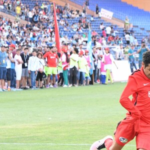 Jamel Debbouze au "Charity Football Game 2016" au festival Marrakech du Rire. Le match de foot réunis des célébrités au Grand Stade de Marrakech et les bénéfices sont reversés aux associations marocaines d'aide à l'enfance. Marrakech, le 5 juin 2016. © Bellack Rachid/Bestimage