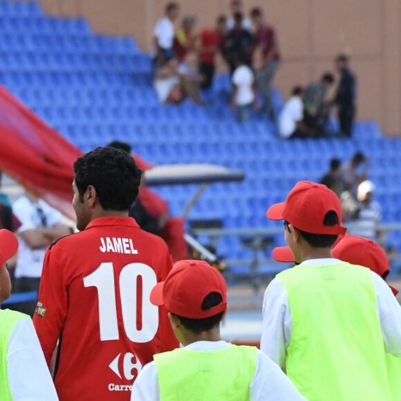 Jamel Debbouze au "Charity Football Game 2016" au festival Marrakech du Rire. Le match de foot réunis des célébrités au Grand Stade de Marrakech et les bénéfices sont reversés aux associations marocaines d'aide à l'enfance. Marrakech, le 5 juin 2016. © Bellack Rachid/Bestimage