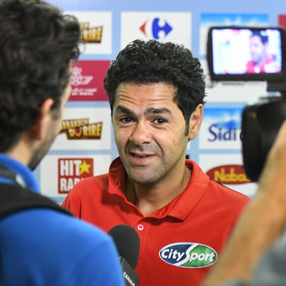 Jamel Debbouze au "Charity Football Game 2016" au festival Marrakech du Rire. Le match de foot réunis des célébrités au Grand Stade de Marrakech et les bénéfices sont reversés aux associations marocaines d'aide à l'enfance. Marrakech, le 5 juin 2016. © Bellack Rachid/Bestimage