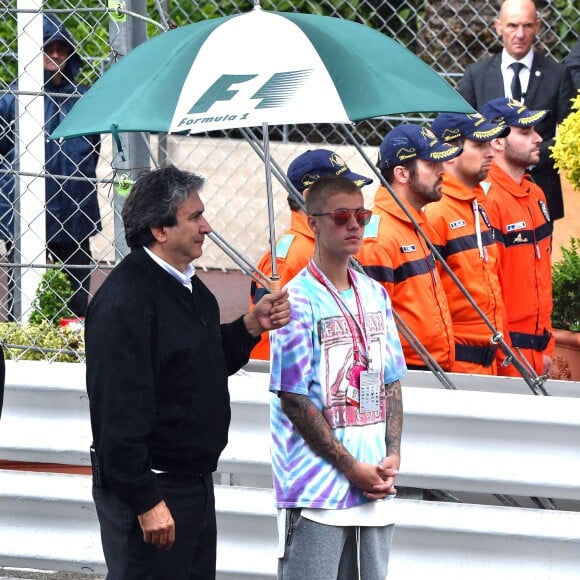 Justin Bieber au 74ème Grand Prix de Formule 1 de Monaco, le 29 mai 2016.