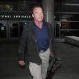 Arnold Schwarzenegger arrive à l'aéroport de Los Angeles (LAX), le 2 juin 2016