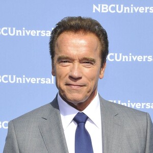 Arnold Schwarzenegger arrive au "2016 NBCUniversal Upfront" au Radio City Music Hall à New York, le 16 mai 2016.