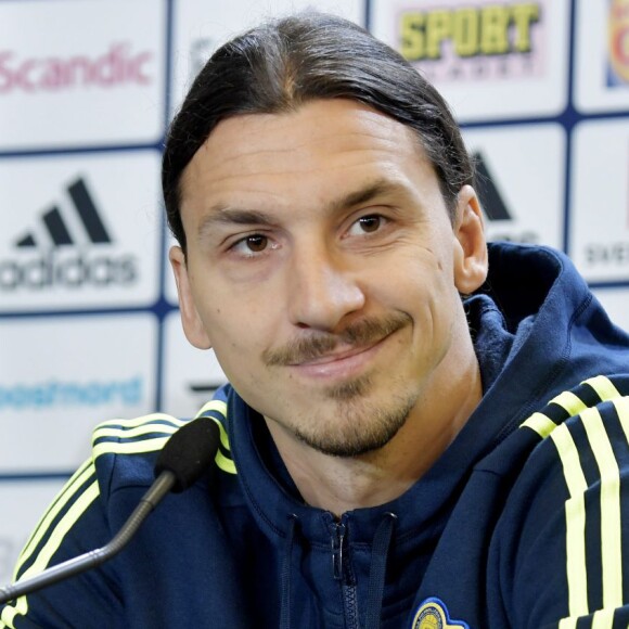 Zlatan Ibrahimovic à Bastad le 1er juin 2016 pendant la préparation de l'équipe nationale de Suède pour l'Euro 2016.