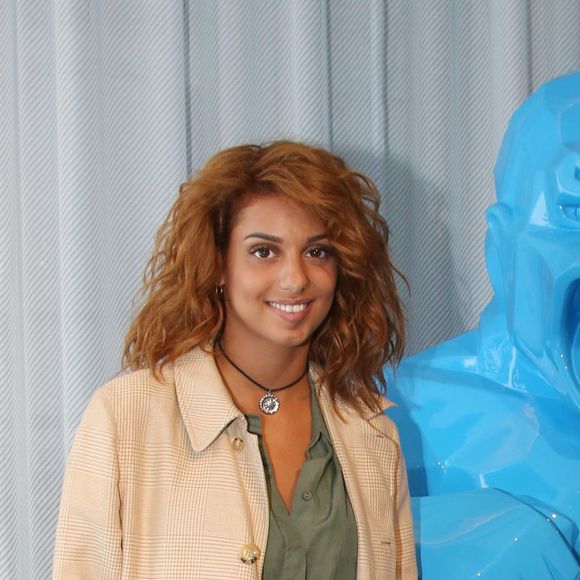 Exclusif - Prix spécial - Tal - Présentation du "Wild Kong" de Richard Orlinski dans la Blue Room des nouveaux locaux de Twitter France à Paris le 11 mai 2016.