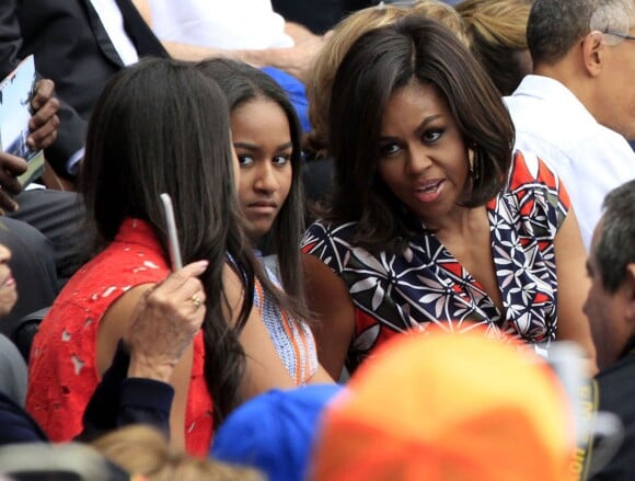 Michelle Obama et ses filles Sasha Obama et Malia Obama à La Havane, le 22 mars 2016.