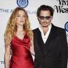 Johnny Depp et sa femme Amber Heard au 9 ème Gala Annuel "The Art Of Elysium" à Culver City le 9 janvier 2016.