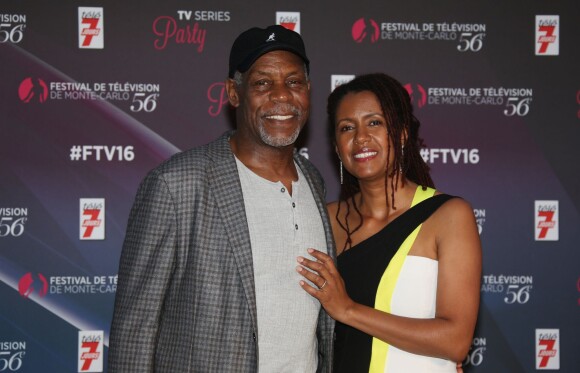 Danny Glover et sa femme Eliane Cavalleiro - Soirée "Series TV" au Monte-Carlo Bay Hotel & Resort lors du 56ème Festival de télévision de Monte-Carlo, le 13 juin 2016. © Denis Guignebourg/Bestimage