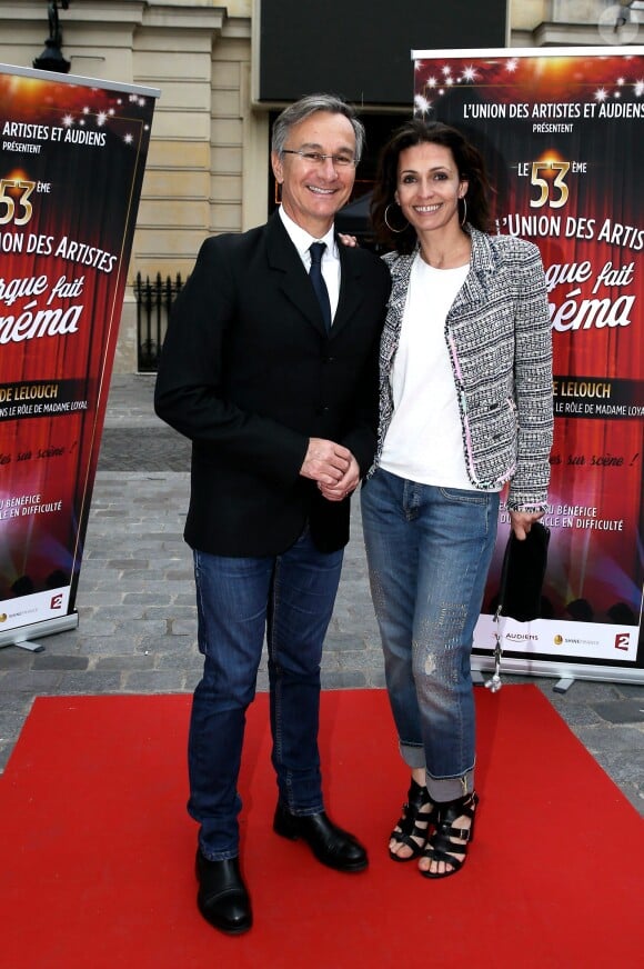 Laurent Petitguillaume et Adeline Blondieau - 53e Gala de l'union des artistes au Cirque d'Hiver Bouglione à Paris le 13 juin 2016. © Coadic Guirec / Bestimage