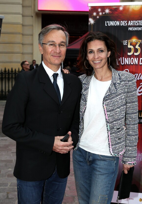 Laurent Petitguillaume et Adeline Blondieau - 53e Gala de l'union des artistes au Cirque d'Hiver Bouglione à Paris le 13 juin 2016. © Coadic Guirec / Bestimage