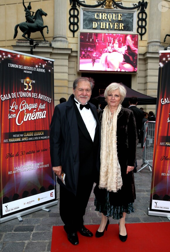Pierre Santini et sa femme Lysiane - 53e Gala de l'union des artistes au Cirque d'Hiver Bouglione à Paris le 13 juin 2016. © Coadic Guirec / Bestimage