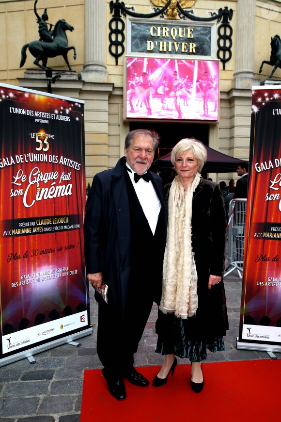 Pierre Santini et sa femme Lysiane - 53e Gala de l'union des artistes au Cirque d'Hiver Bouglione à Paris le 13 juin 2016. © Coadic Guirec / Bestimage