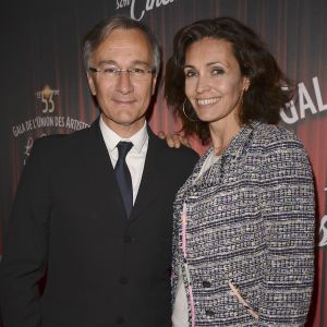 Laurent Petitguillaume et Adeline Blondieau - 53e Gala de l'union des artistes au Cirque d'Hiver Bouglione à Paris le 13 juin 2016. © Coadic Guirec / Bestimage