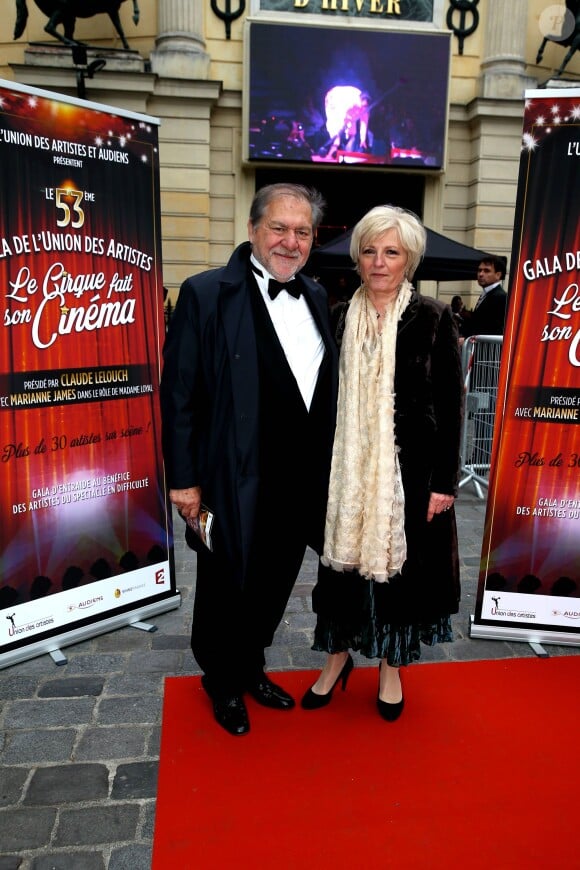 Pierre Santini et sa femme Lysiane - 53e Gala de l'union des artistes au Cirque d'Hiver Bouglione à Paris le 13 juin 2016. © Coadic Guirec / Bestimage