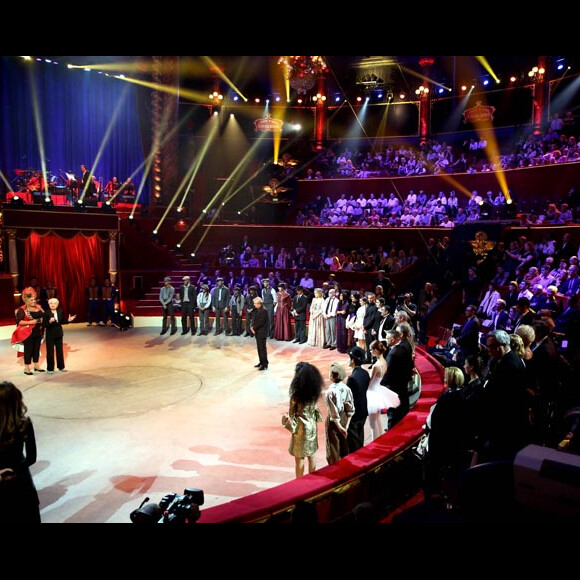 Exclusif : Marianne James en Madame Loyal pour le 53 eme Gala de L'union des Artistes " Le Cirque fait son cinéma" , au Cirque d'Hiver le 13 juin 2016 avec Arlette Tephany et Claude Lelouch en Président.