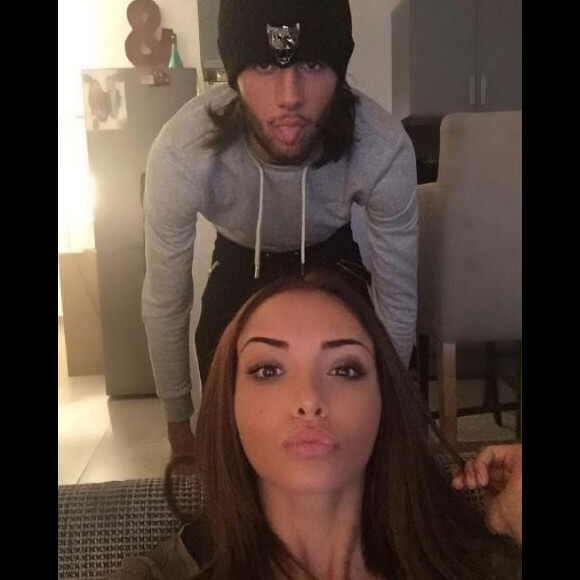 Tarek Benattia et sa soeur Nabilla sur Instagram
