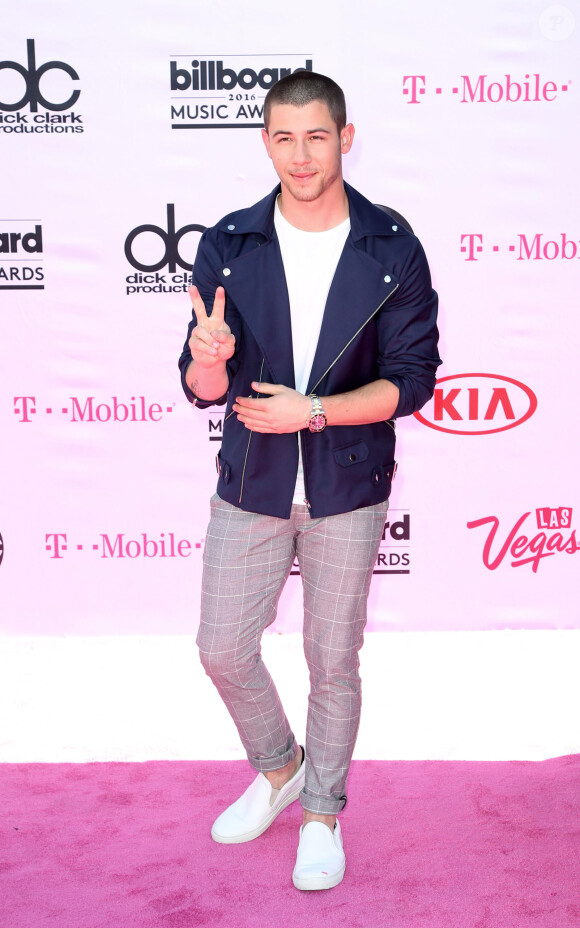 Nick Jonas à la soirée 2016 Billboard Music Awards à T-Mobile Arena à Las Vegas, le 22 mai 2016.