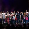 Exclusif - Bruno Guillon, Annabel et Nicolas Rossignol (président de l'association) au concert des 10 ans de l'association "Tout le monde contre le cancer" à Disneyland Paris. Marne-la-Vallée, le 12 juin 2016.