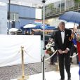 Le roi Carl XVI Gustaf de Suède et la reine Silvia le 16 juin 2016 à la Maison des concerts de Stockholm pour la cérémonie du Polar Music Prize, qui a consacré Cecilia Bartoli (catégorie musicien classique) et Max Martin (catégorie musicien contemporain).