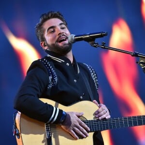 Exclusif - Kendji Girac lors de l'émission de télévision pour TF1 "La Chanson de l'Année 2016" à Nîmes le 17 juin 2016. © Bruno Bebert / Bestimage