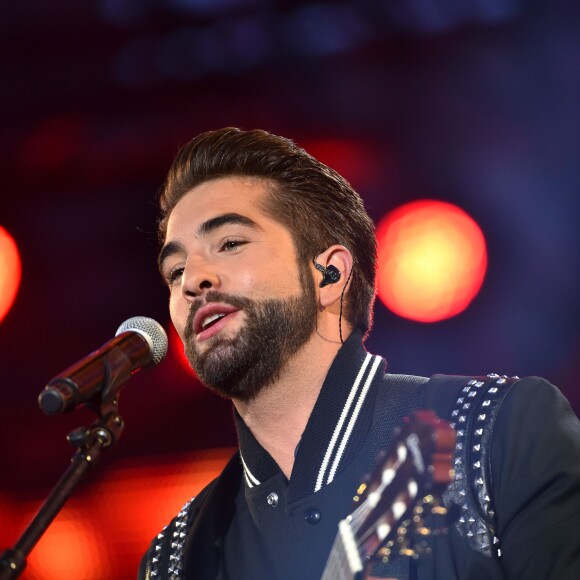 Exclusif - Kendji Girac lors de l'émission de télévision pour TF1 "La Chanson de l'Année 2016" à Nîmes le 17 juin 2016. © Bruno Bebert / Bestimage