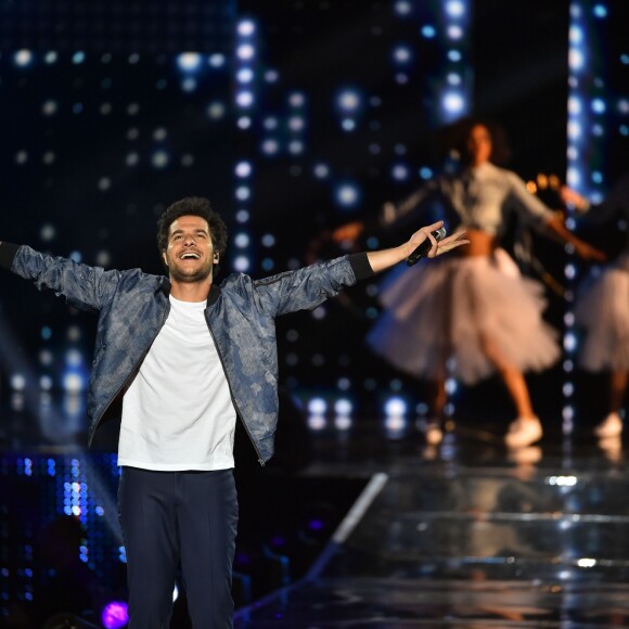 Exclusif - Amir lors de l'émission de télévision pour TF1 "La Chanson de l'Année 2016" à Nîmes le 17 juin 2016. © Bruno Bebert / Bestimage