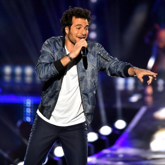 Exclusif - Amir lors de l'émission de télévision pour TF1 "La Chanson de l'Année 2016" à Nîmes le 17 juin 2016. © Bruno Bebert / Bestimage