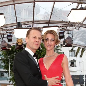 Rocco Siffredi et sa femme Rosa Caracciolo (Rozsa Tassi) - Montée des marches du film "Money Monster" lors du 69ème Festival International du Film de Cannes. Le 12 mai 2016. © Borde-Jacovides-Moreau/Bestimage