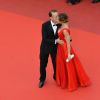 Rocco Siffredi et sa femme Rosa Caracciolo (Rozsa Tassi) - Montée des marches du film "Money Monster" lors du 69ème Festival International du Film de Cannes. Le 12 mai 2016.